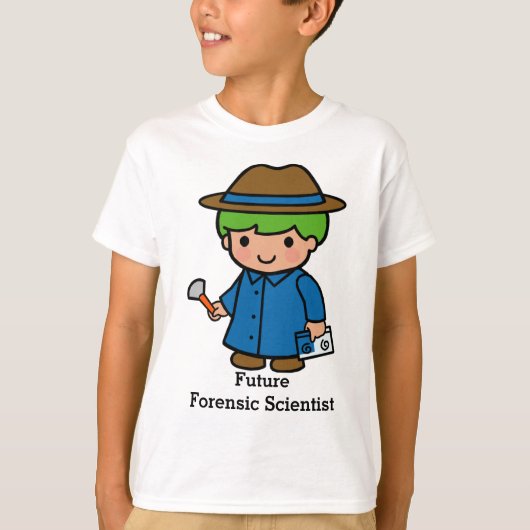 Zukunftsforensische Wissenschaftler T-Shirt (Vorderseite)