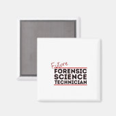 Zukunftsforensische Wissenschaftlerin Magnet (Vorderseite/Rückseite)