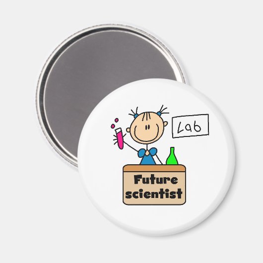 Zukunftsforscher Magnet (Vorderseite/Rückseite)