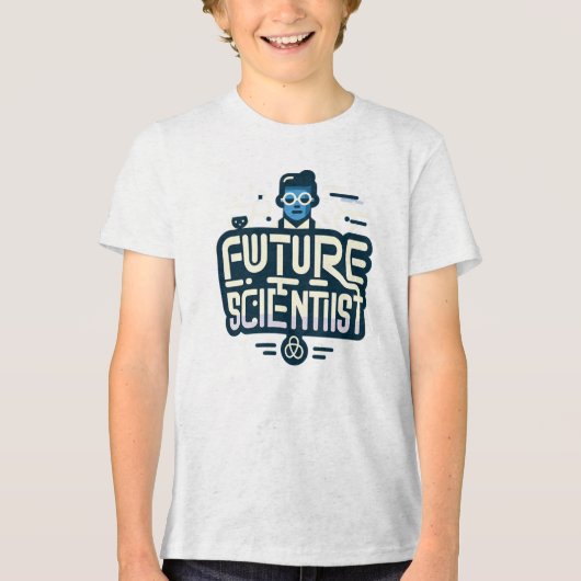 Zukunftsforscher Tri-Blend Shirt (Vorderseite)