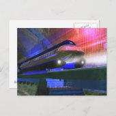 Zukunftskarte Postkarte (Vorne/Hinten)