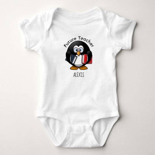 Zukunftslehrer Baby Strampler (Vorderseite)