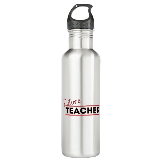 Zukunftslehrer Edelstahlflasche (Vorderseite)