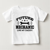 Zukunftsmechanismus wie mein Vater Baby T-shirt (Vorderseite)