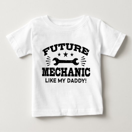Zukunftsmechanismus wie mein Vater Baby T-shirt (Vorderseite)
