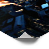 Zukunftsorientierte Stadtgestaltung Poster (Ecke)