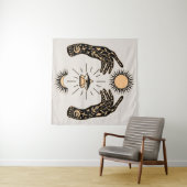 Zukunftsperspektive / Glücksspiel Teller Palm Read Wandteppich (Beispiel (Horizontal))