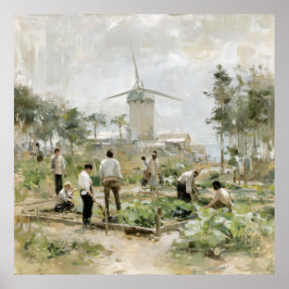 Zukunftsperspektiven: Zusammenarbeit Poster