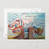 Zukunftsprimitiv Postkarte (Vorne/Hinten)