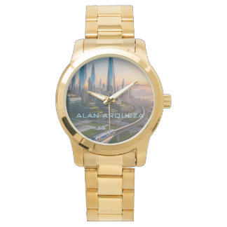 Zukunftsstadt San Francisco eWatch Armbanduhr