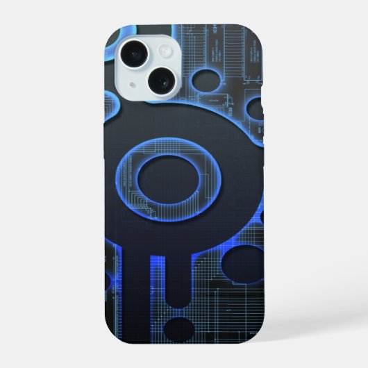 Zukunftstechnologie iPhone 15 Hülle (Rückseite)