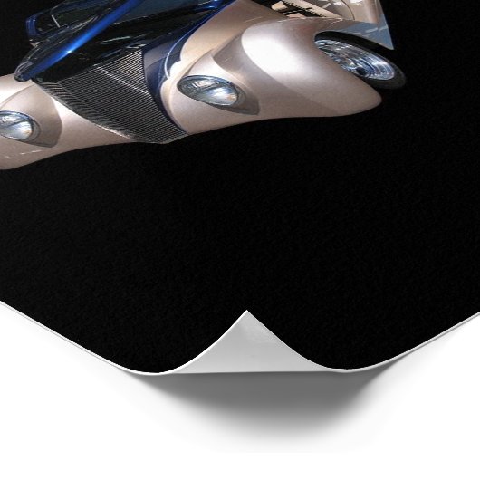 Zukunftswagenposter Poster (Ecke)