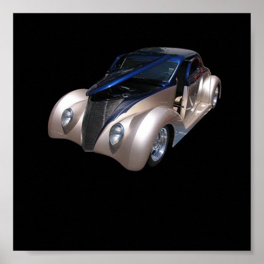 Zukunftswagenposter Poster (Vorne)
