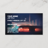 Zukunftsweisende Automotive Visitenkarte (Rückseite)