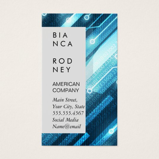 Zukunftsweisender elektronischer Technologie (Vorderseite)