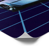 Zukunftswelle der Synthie Poster (Ecke)