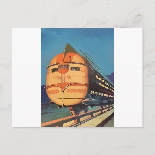 Zukunftszug Postkarte (Vorderseite)