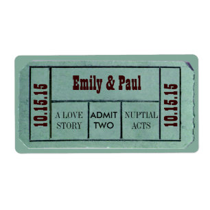 Zulassen ZWEI Save the Date TICKET