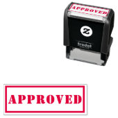 Zulässige Kontrolle von Rot-Weiß Permastempel (Beispiel)