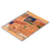 Zulassung - Briefmarke für den Reisepass Notizblock (Linke Seite)