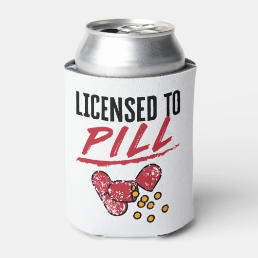 Zulassung für Pill Apotheker Abschluss Grad Dosenkühler (Kanne Vorderseite)