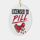 Zulassung für Pill Apotheker Abschluss Grad Keramik Ornament (Rechts)