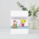 Zulassung von Klinikpapier aus Kunststoff Postkarte (Stehend Vorderseite)