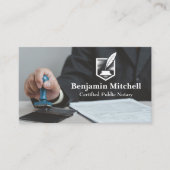 Zulassung von Unternehmenspapieren durch den Mensc Visitenkarte (Vorderseite)