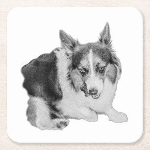 Zulassungsausfall Rechteckiger Pappuntersetzer