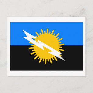 Zulia Flag Postkarte