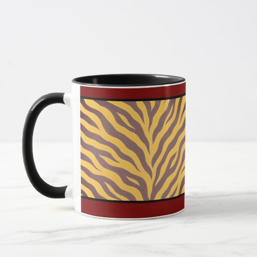 "ZULU PRINT" - 11 OZ. COFFEE MUG TASSE (Links)