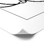 Zulu Proverb Coloring Poster (Ecke)