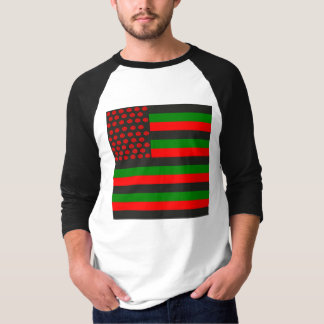 ZULU rote schwarze und grüne Flagge T-Shirt