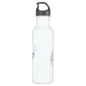 Zulu - Sawubona Edelstahlflasche (Rückseite)