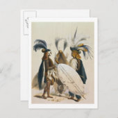 Zulu Soldaten von König Pandas Armee, Teller 20 vo Postkarte (Vorne/Hinten)