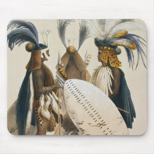 Zulu-Soldaten von König Pandas Army, überziehen 20 Mousepad (Vorne)