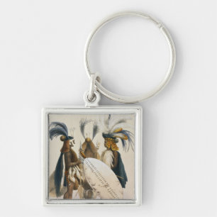 Zulu-Soldaten von König Pandas Army, überziehen  Schlüsselanhänger