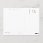 Zulu, Südafrikanische Matryoshka Postcard Postkarte (Rückseite)