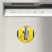 Zulu Warrior Magnet (In Situ (Geschirrspüler))