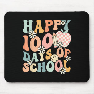 Zum 100. Schullehrer Kinder Retro Groov Mousepad