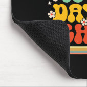 Zum 100. Schullehrer Kinder Retro Groov Mousepad (Ecke)