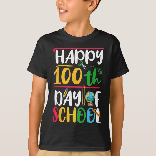 Zum 100. Schullehrertag Kinder 100 T-Shirt (Vorderseite)