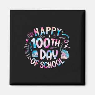 Zum 100. Schultag 100 Scho-Tage Magnet