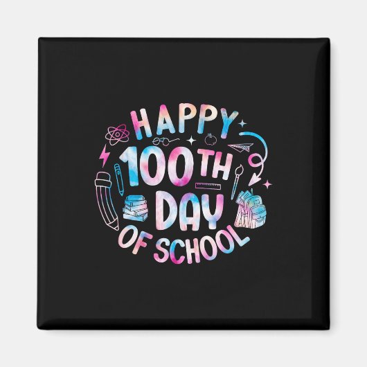 Zum 100. Schultag 100 Scho-Tage Magnet (Vorne)