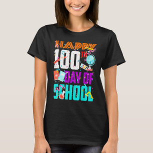 Zum 100. Schultag Funny Teacher Student Ki T-Shirt