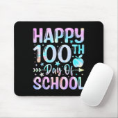 Zum 100. Schultag Gefärbte Krawatte Regenbogen 100 Mousepad (Mit Mouse)