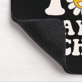 Zum 100. Schultag Retro Groovy Niedlich Graphi Mousepad (Ecke)