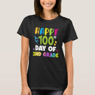 Zum 100. Tag des 2. Grades Funny Teachers & Kids T-Shirt