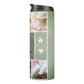 "Zum 10. Jubiläum" 6 Fotos Farbe Zinn Thermosbecher (Nach rechts gedreht)