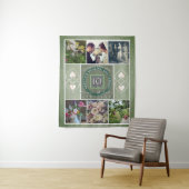 "Zum 10. Jubiläum" 6 Fotos Farbe Zinn Wandteppich (Beispiel)